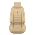 thumbnail image 1 of Leadwolf Front Car Seat Protectors for Cadillac for XT5 2017-Present Waterproof Soft Cushion Protector standard Beige 1PCS, 1 of 6
