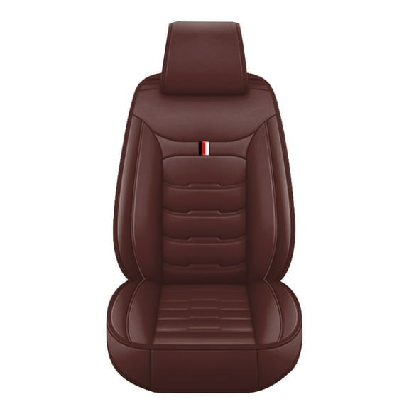Leadwolf Front Car Seat Protectors for Chevrolet for Avalanche 2001-2013 Premium Leather Driver Seat Protectors standard Coffee Color 1PCS