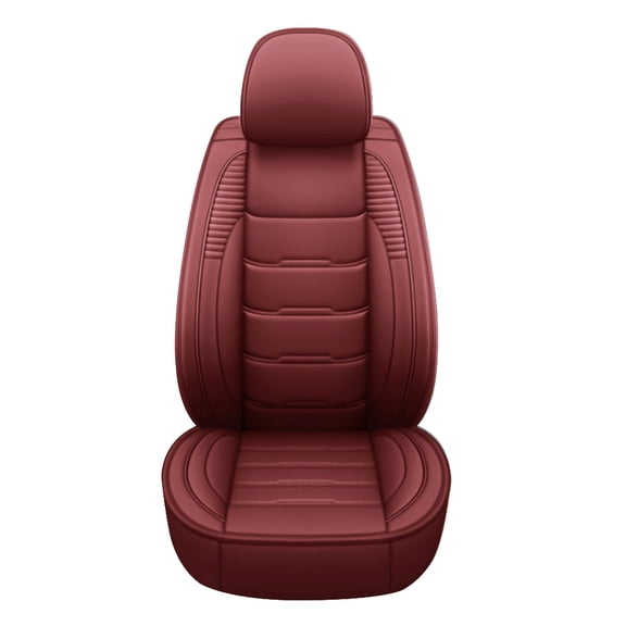 Leadwolf Front Car Seat Protectors for Chevrolet for Sonic 2012-2020 Luxury Auto Interior Cushions standard Wine Red 1PCS