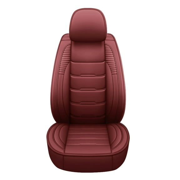 Leadwolf Front Car Seat Protectors for lincoln for Aviator 2002-Present Luxury Auto Interior Cushions standard Wine Red 1PCS