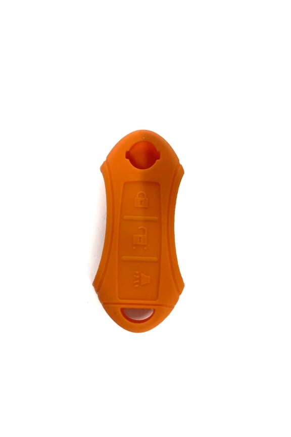 Silicone Car Key Case for Nissan, Car Key Shell Case Key Orange