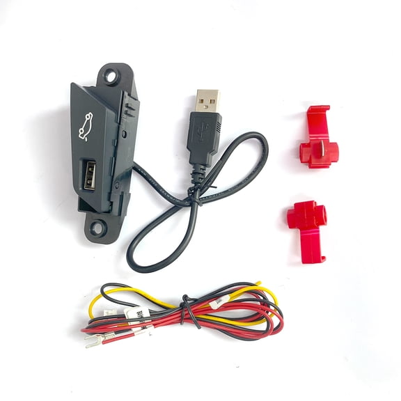 Leadwolf Switch ButtonCar Trunk Switch Button with USB Port Assembly, Rear Tailgate Open/Close Button Retrofit, for Cruze