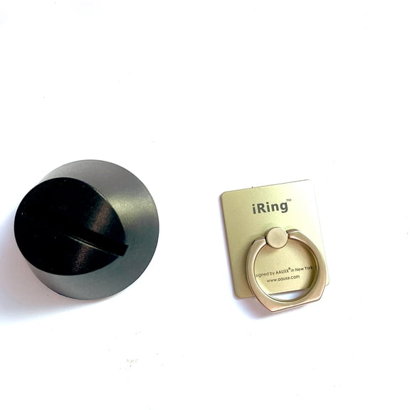 Leadwolf iRing Original, Made in Korea, Phone Ring Holder, Cell Phone Grip Stand, Compatible with iPhone, Galaxy, and Other Smartphones. Gold