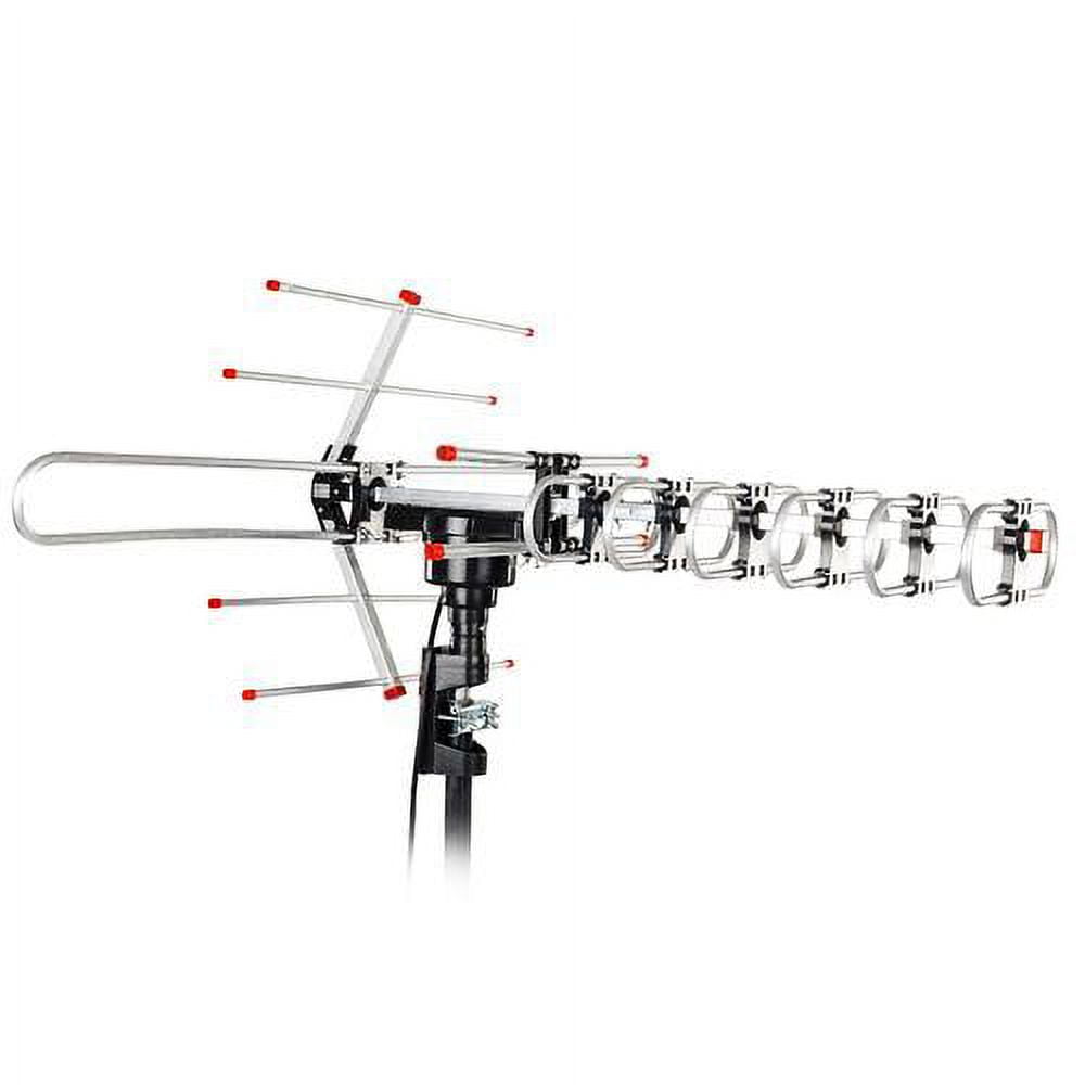 Leadzm TA-101B 360°Rotation UV 45-860MHz 22-38dB Open Antenna Black - Walmart.com