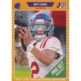 thumbnail image 1 of Leaf 2021 Pro Set Prospect Football  Matt Corral Trading Card (ARC Amateur Rookie Card, GOLD Parallel Version), 1 of 2