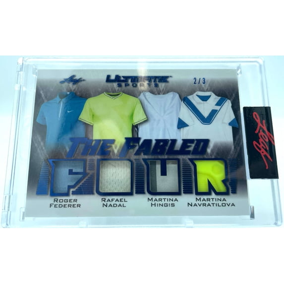 Leaf 2021 Ultimate Sports 2/3 The Fabled Single Sports Card (Quad Patch) #TTF-12