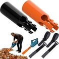 thumbnail image 1 of Leaf Blower Air Booster, Universal Leaf Blower Nozzle Attachment, Cordless Leaf Force Air Booster for 2–4 Inch Blower Tubes, Easy to Install Airflow Accelerator (Black+Orange), 1 of 5