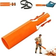 thumbnail image 1 of Leaf Blower Air Booster, Universal Leaf Blower Nozzle Attachment, Cordless Leaf Force Air Booster for 2–4 Inch Blower Tubes, Easy to Install Airflow Accelerator, Yard Cleanup Artifact (Orange), 1 of 11