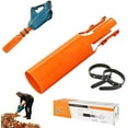 thumbnail image 1 of Leaf Blower Air Booster, Universal Leaf Blower Nozzle Attachment, Cordless Leaf Force Air Booster for 2–4 Inch Blower Tubes, Easy to Install Airflow Accelerator (Orange), 1 of 4