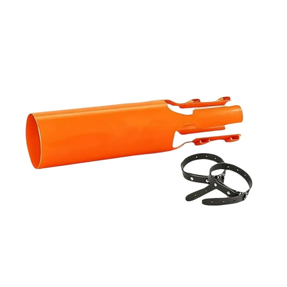 Leaf Blower Air Booster with Handles and Adjustable Straps for Secure Installation of Cyclone Leaf Blower Attachment Use Orange