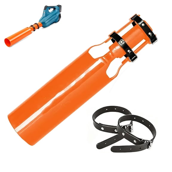 Leaf Blower Attachment - Leaf Blower Air Booster, Turbo Nozzle Extension Boosts Speed & Power, Universal Fits All 2-4 in Circular Nozzle Blowers for Yard, Lawn, and Driveway Cleanup (1PC)