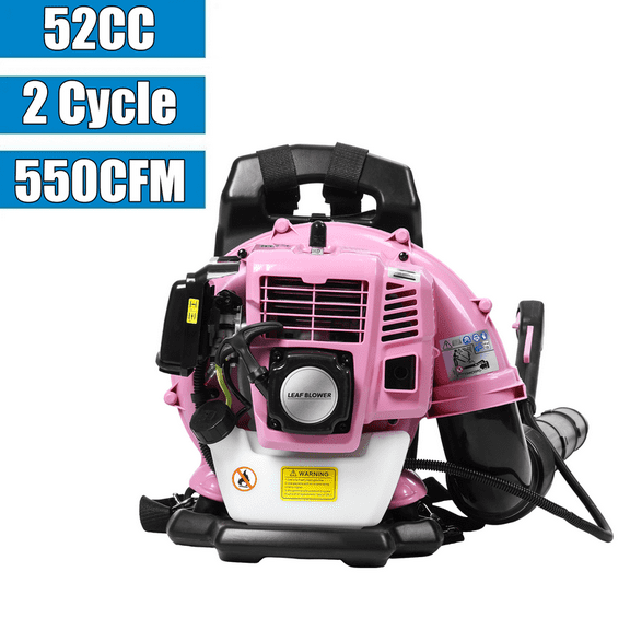 Leaf Blower Backpack, 52CC 2-Cycle 550 CFM 1.7 HP Gas Powered Strong Air Flow , Ideal for Leaf, Sand, Gravel, Snow, Yard and Driveway