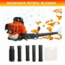 Leaf Blower Backpack, 52CC 2-Cycle 550CFM 1.7HP Gas Powered Strong Air Flow , Ideal for Leaf, Sand, Gravel, Snow, Yard and Driveway