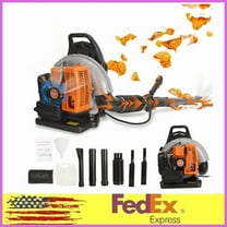 Leaf Blower Backpack, 63CC Gas Powered Strong Air Flow 665CFM 205MPH , Ideal for Leaf, Sand, Gravel, Snow, Yard and Driveway