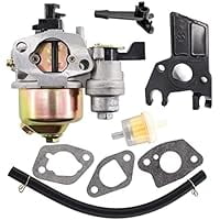 Leaf Blower Carburetor with Fuel Filter Compatible with Powermate PWB163150 PWB163150E Gas Blower for Yard Cleanup and Property Maintenance