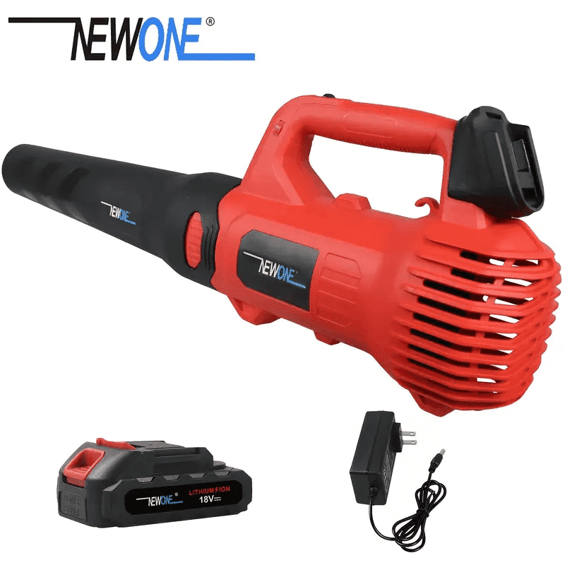Leaf Blower Cordless 20V 499CFM/103MPH 5 Speed Modes with 2.0Ah Batteries and Charger Battery Powered Leaf Blowers for Lawn Care, Patio, Yard, Dust, Snow