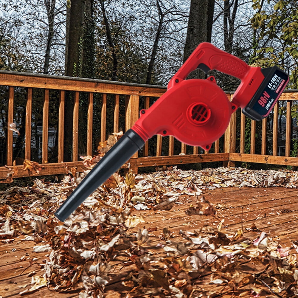 Leaf Blower Cordless 21V Electric Cordless Leaf Blower with Battery and Charger, Mini Leaf Blowers 1Ah Lightweight Battery Powered Leaf Blowers Portable for Lawn Care, Patio, Blowing Leaves