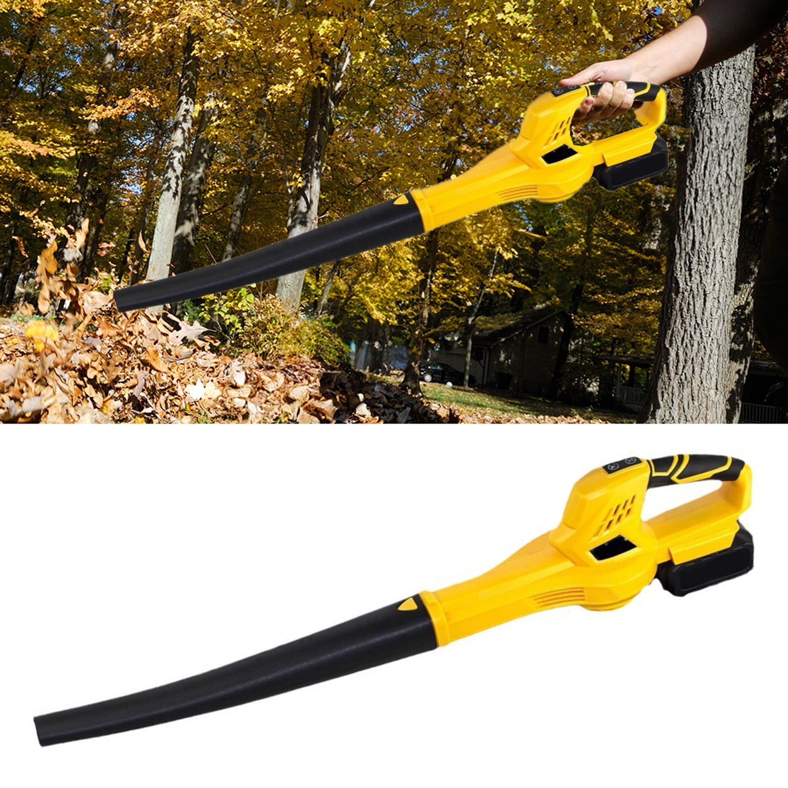 Leaf Blower Cordless, Electric Leaf Blower Cordless with Charger, 3.0Ah Lightweight Battery Powered Leaf Blowers for Lawn Care, Patio, Blowing Leaves