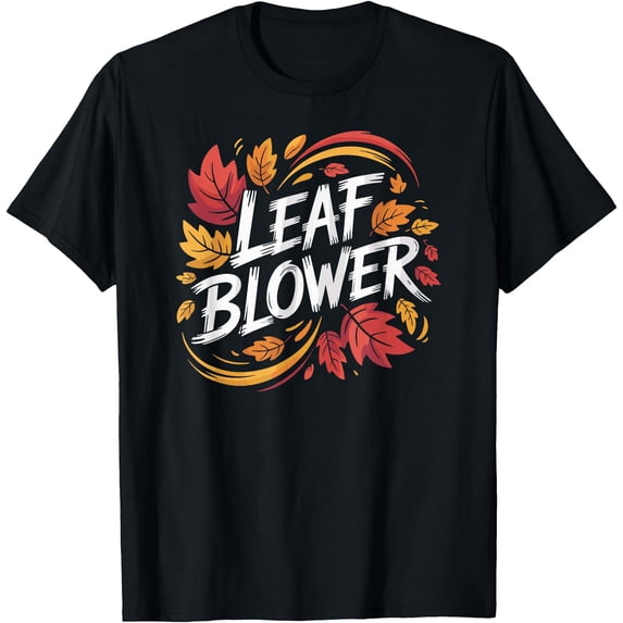 Leaf Tech Leaf Blower Fall Landscaping Gardening T-Shirt - Walmart.com