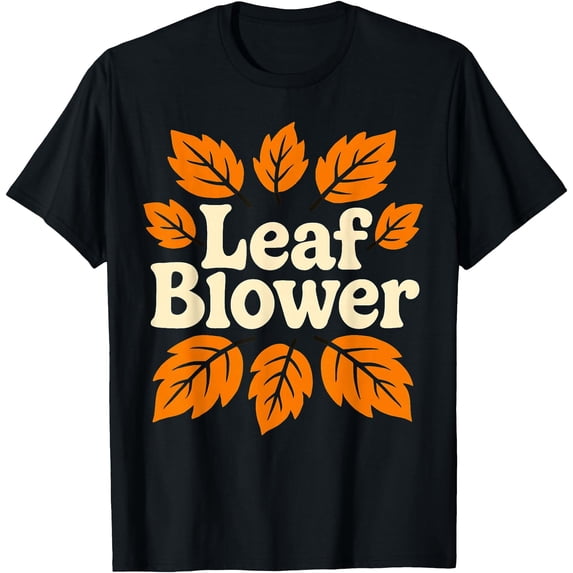 Leaf Tech Leaf Blower Gardening Spooktacular Fall Autumn Season T-Shirt - Walmart.com