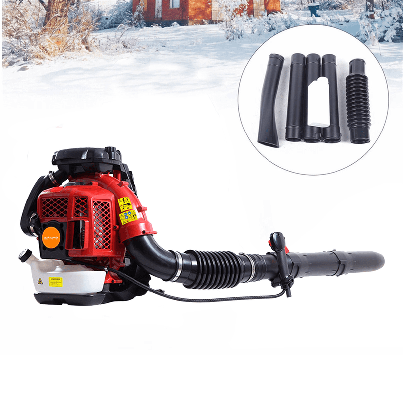 Leaf Blower, Gas Blower, Gas Leaf Blower for Lawn Care, 2 Stroke Engine 900 CFM Air Volume Tank Leaf Blower 80CC Gas Powered Backpack Snow Blower
