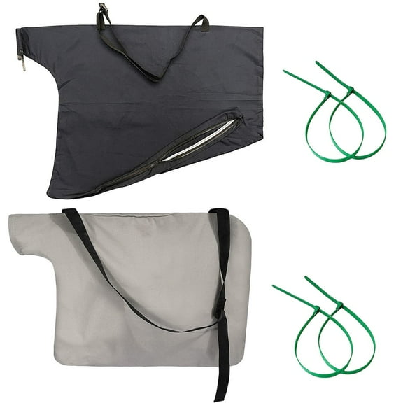 Leaf Blower Replacement Bags 2Pack with For Zipper and Adjustable Strap