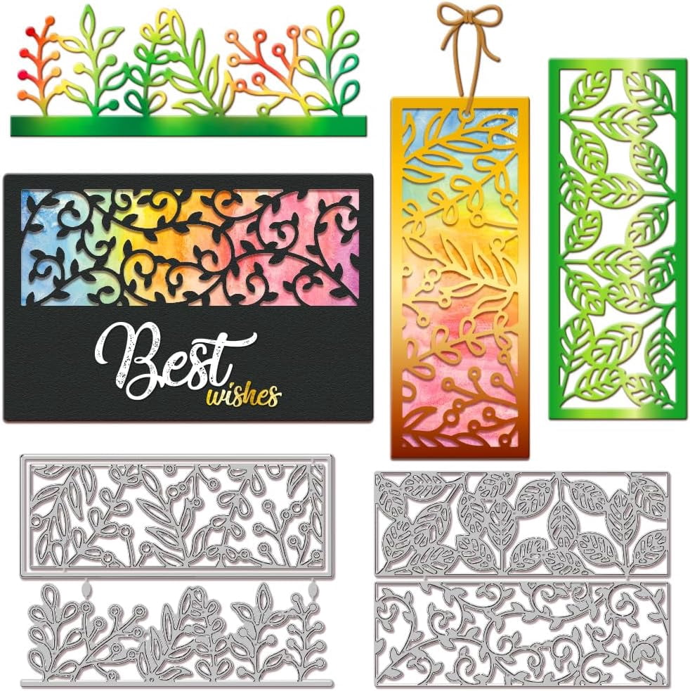 Flower Background Metal Cutting Dies For Cards – Hollow-Out Embossing Stencils For DIY Scrapbooking & Wedding Crafts