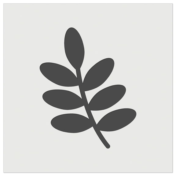 Leaf Branch Solid DIY Cookie Wall Craft Stencil - 3.5 Inch