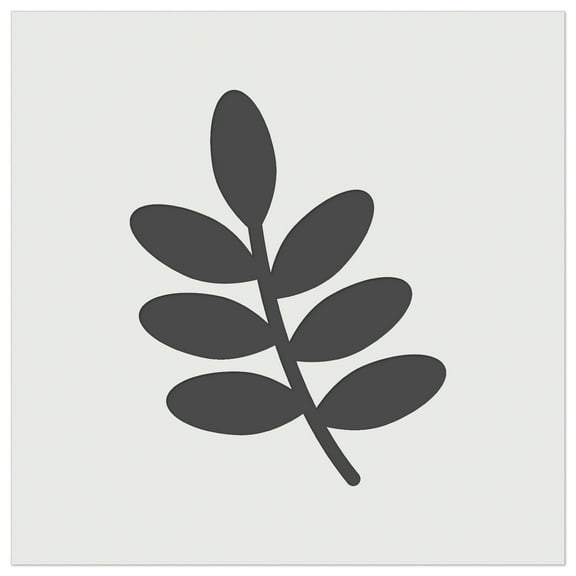 Leaf Branch Solid DIY Cookie Wall Craft Stencil - 7.0 Inch