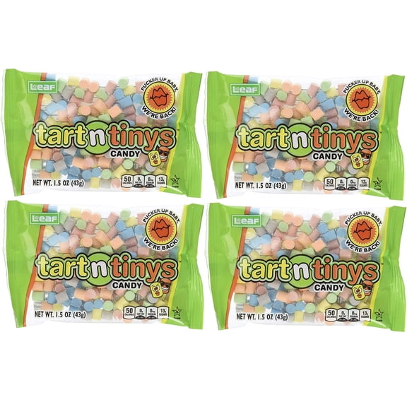 Leaf Brands Tart n Tinys, 1.5 Ounce Packs, Pack of 4