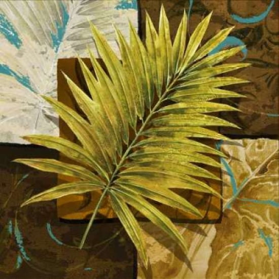 Leaf Collage I Canvas Art - Steve Butler (24 x 24)