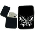 thumbnail image 1 of Leaf Collection s Infinity Black Matt Windproof Lighters! (WD-4) - Christmas, Halloween & Valentines Day Gift, 1 of 1