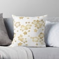 thumbnail image 1 of Leaf Cushion Cover Creative Black Gold Pillowcase Living Room Sofa Bed Headrest Car Office Backrest Pillow, 1 of 5