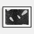 thumbnail image 1 of Leaf With Dewdrops 02 - Phoenix Arizona Photography Abstract Black and White Geometric Minimalist Modern Art Space Surrealism Black Framed Wall Art Print 20 x 30 inches, 1 of 4