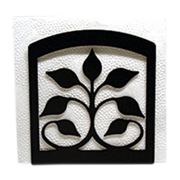 Village Wrought Iron NH-109 Leaf Fan Napkin Holder