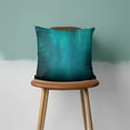 thumbnail image 1 of Leaf Feather Geometric Heart Teal Cushion Cover Sofa Pillowcase Bedroom Home Decor Car Office Accessories, 1 of 5