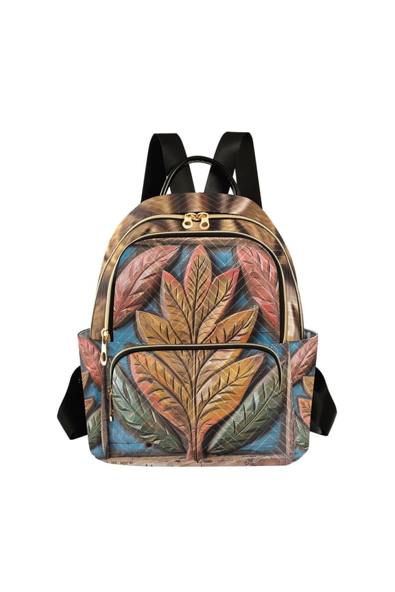 Leaf Frame Travel Laptop Backpack Casual Daypack Lightweight Bookbag Compartment for Business
