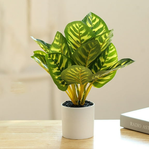 Leaf Green Potted Garden Party Potted Plants Home Decoration