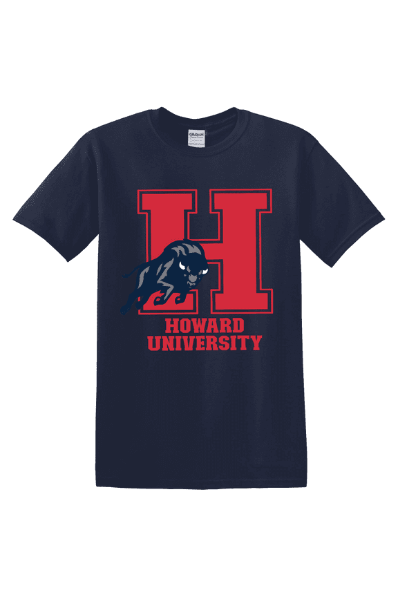 Leaf Howard University Bison Crewneck Hbcu Drip Gear Graphic T-Shirt