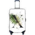 thumbnail image 1 of Leaf Initial Name X White Luggage Cover Elastic Washable Stretch Suitcase Protector Anti-Scratch Travel Suitcase Cover for Kid and Adult XL (Fit 29-32 inch suitcase), 1 of 6