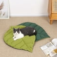 thumbnail image 1 of Leaf Mat Soft Cute Floor Rug Crawling Mat Blanket for Kids Double Sided Use Sleep Pad Autumn Winter Home Decor A, 1 of 3