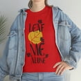 thumbnail image 1 of Leaf Me Alone Nature Design Unisex Heavy Cotton Tee, 1 of 9