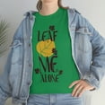 thumbnail image 1 of Leaf Me Alone Nature Design Unisex Heavy Cotton Tee, 1 of 9