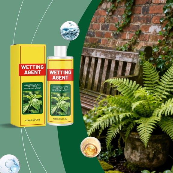 Leaf Moisturizing Agent 100ml, Plant Leaf Wetting Spray for Indoor Outdoor Plants, Leaf Hydration Nutrient Absorption Enhancer for Garden Flowers Houseplants Care
