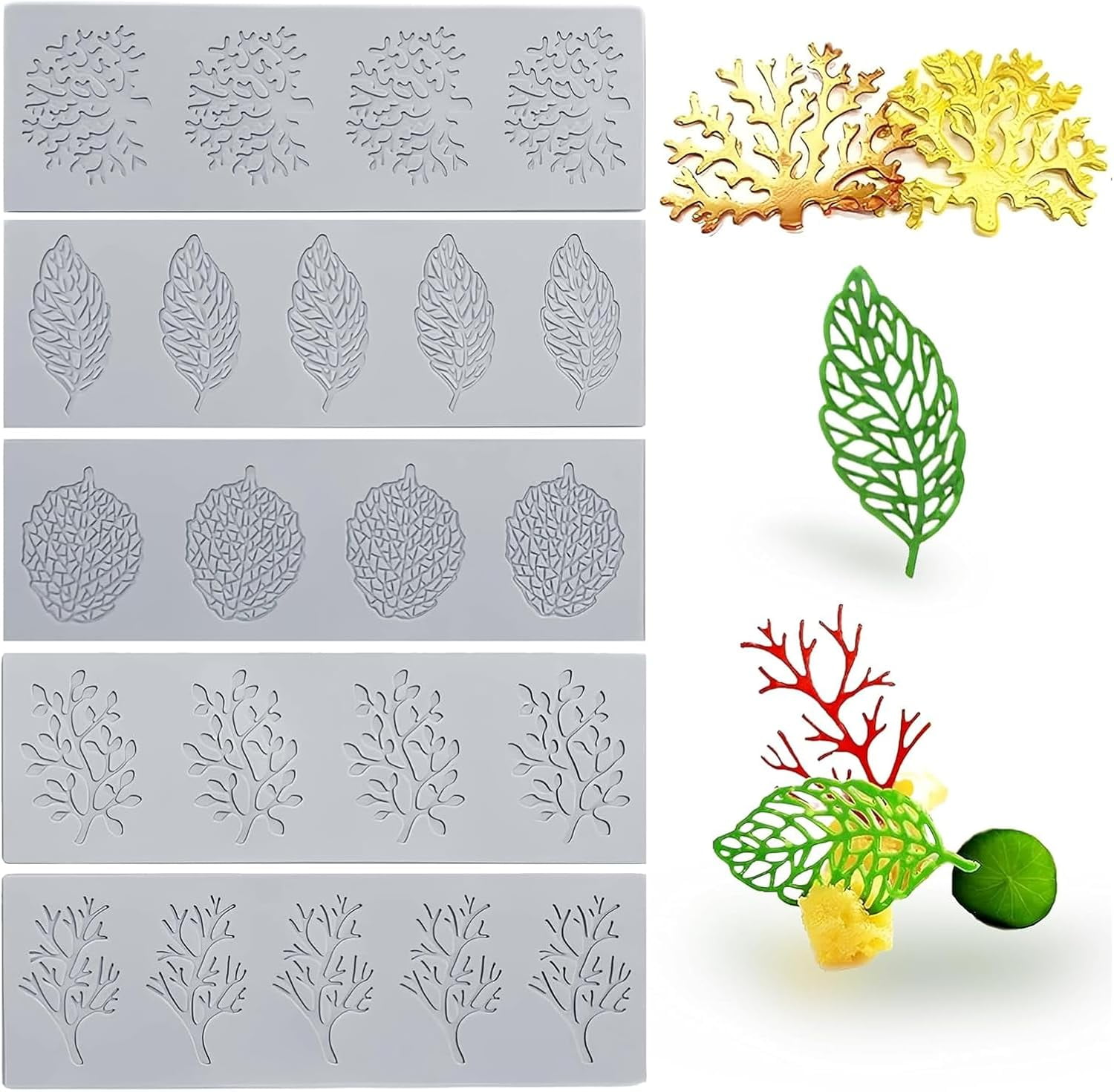 Vintage Key & Lock Silicone Molds - 4 Pack, Food Grade, For Cake Decoration, Chocolate, Fondant, Resin, Clay Crafts