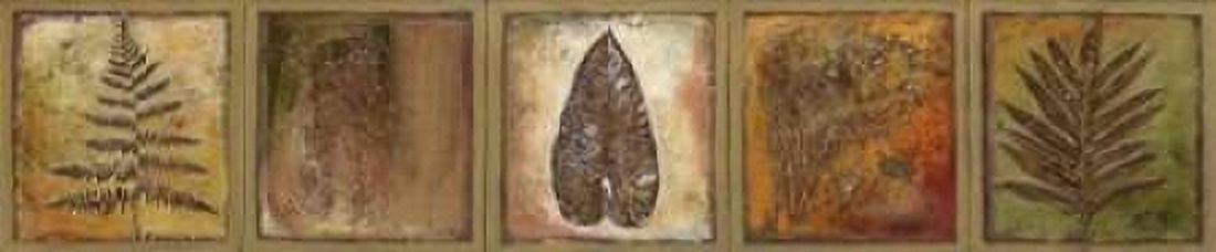 Leaf Panel I Canvas Art - Patricia Pinto (12 x 36)