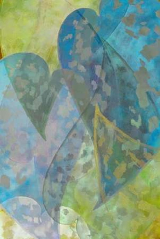 Leaf Pattern 4-17 Canvas Art - Cora Niele (12 x 18)