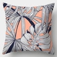 thumbnail image 1 of Leaf Pattern Series Pillowcase 45cmX45cm Square Sofa Creative Plant Cushion Cover, 1 of 5