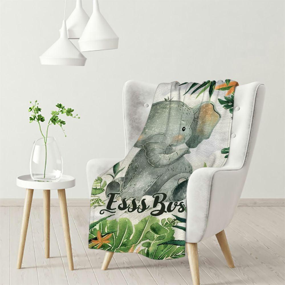 Personalized Dinosaur Baby Blanket – 30x40 Inch, Super Soft Fleece, Custom Name Blanket - View #7