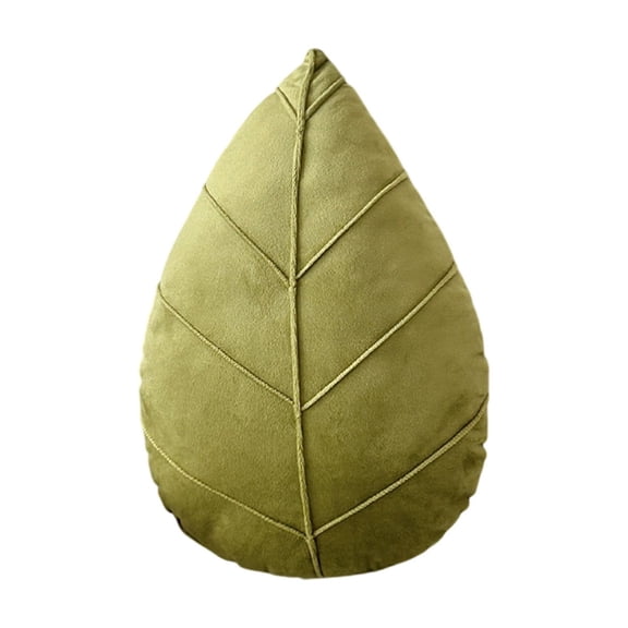 Leaf Pillow, Cute Decorative Throw Pillow Aesthetic Decor Nature Pillow for Bed Couch, Leaves Shaped Pillow Perfect for Bedroom Living Room(B)